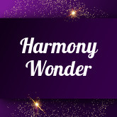 Harmony Wonder