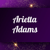 Arietta Adams