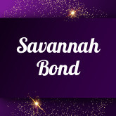 Savannah Bond