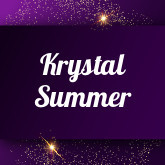 Krystal Summer 