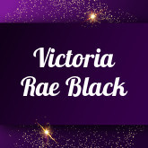 Victoria Rae Black