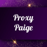 Proxy Paige