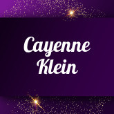Cayenne Klein