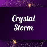 Crystal Storm: Free sex videos
