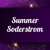 Summer Soderstrom