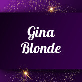 Gina Blonde: Free sex videos