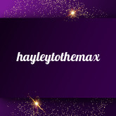hayleytothemax: Free sex videos