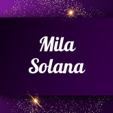 Mila Solana: Free sex videos
