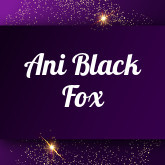 Ani Black Fox: Free sex videos