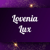Lovenia Lux : Free sex videos
