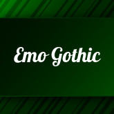 Emo Gothic: 352 unique sex videos